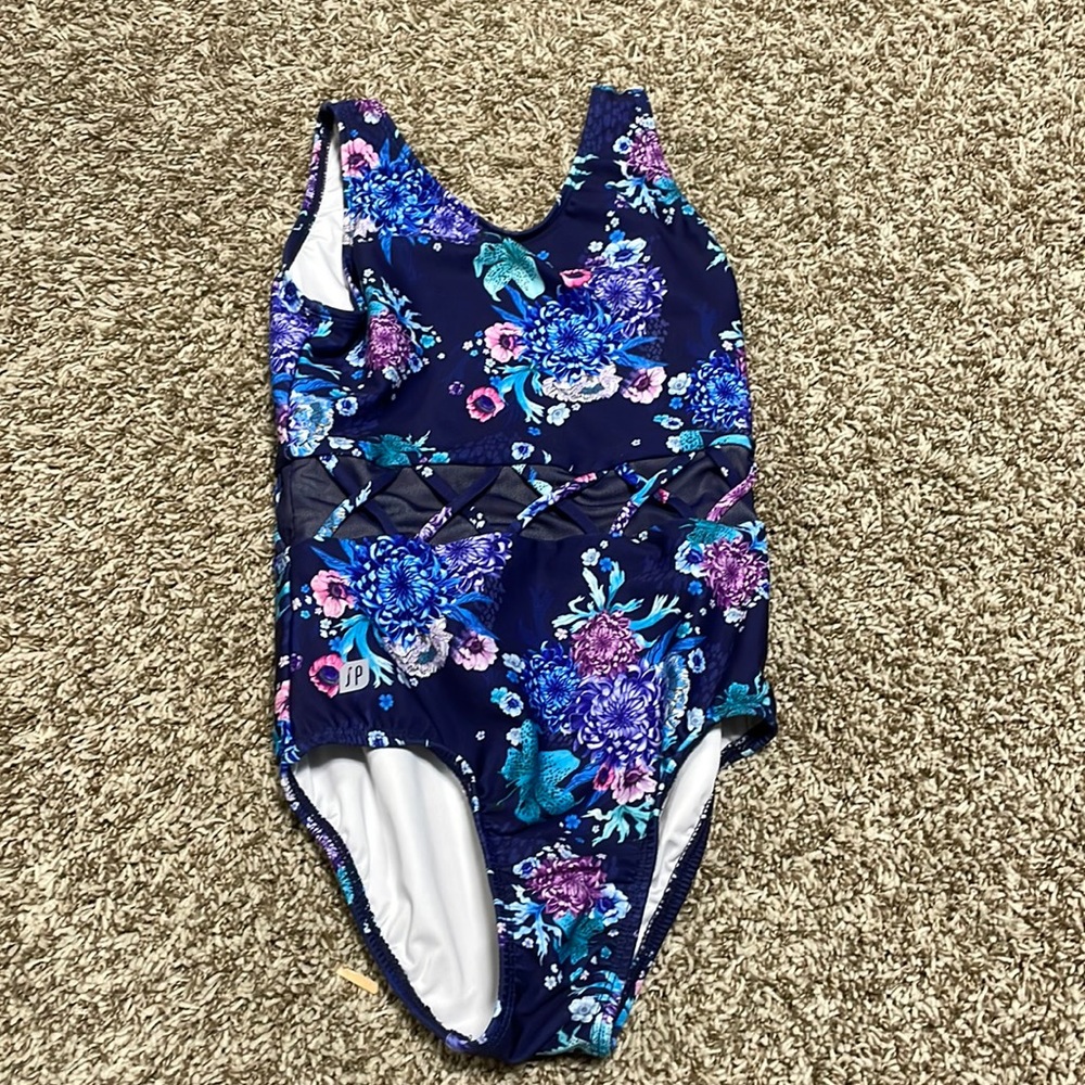 Floral leotard